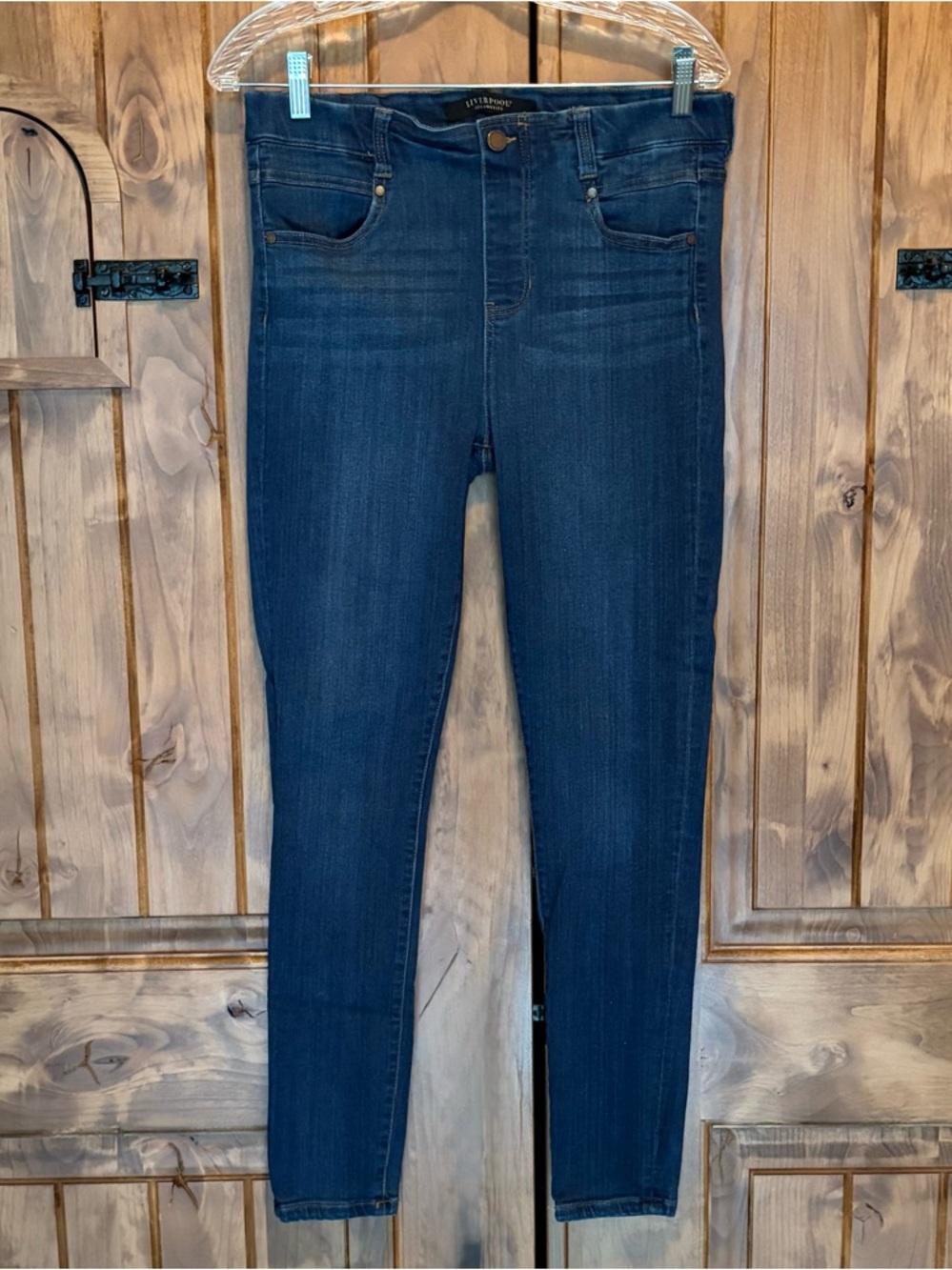 Liverpool Dark Blue Skinny Jeans 10